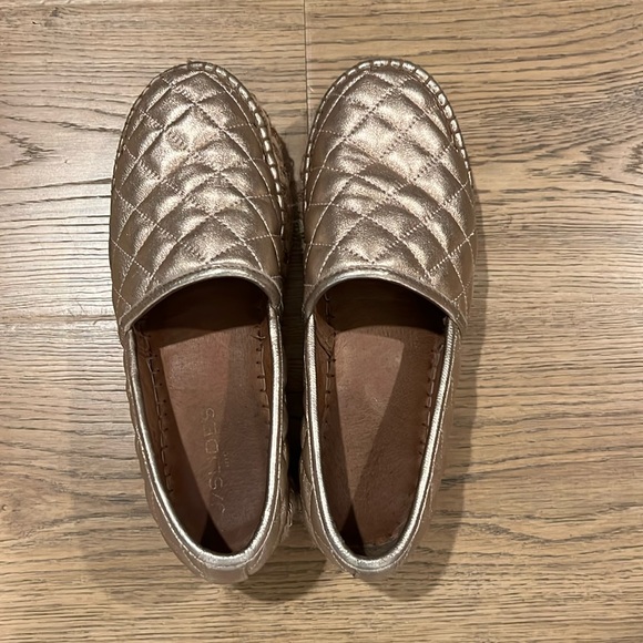 J Slides - rose gold espadrilles - 8 - Picture 1 of 5